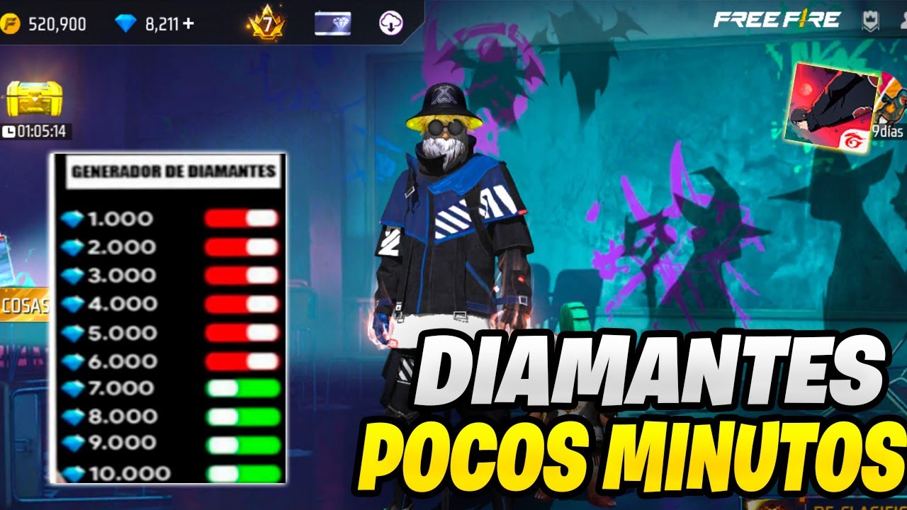 COMO CONSEGUIR DIAMANTES GRATIS EN FREE FIRE SOLO MINUTOS 😱 FACIL Y RAPIDO