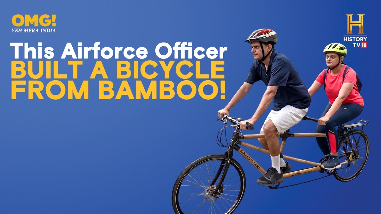 Watch how an Airforce Pilot created a bicycle from bamboo! #OMGIndia S08E02 Story 3