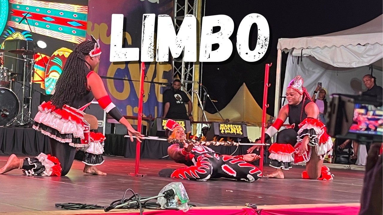 Limbo Dance Battle Finals at the Carnival Village in Trinidad & Tobago