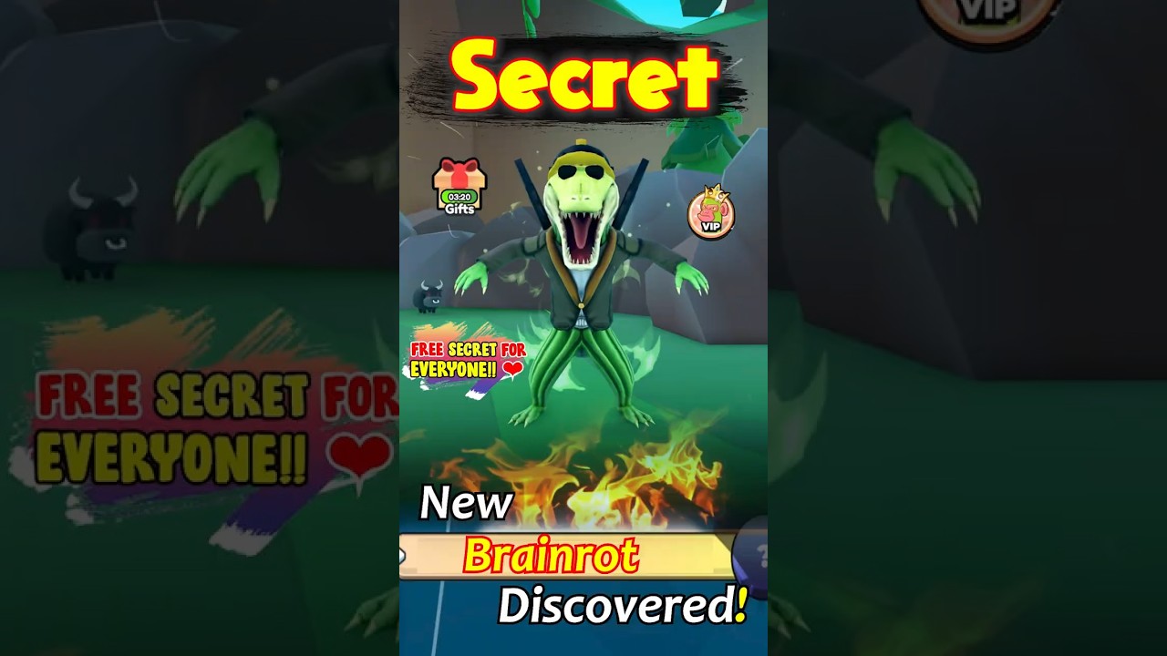 FREE Birthday Secret Unlocked! 🎂 Discovering Crocodiani Magiani LIVE in Brainrot Evolution Roblox!