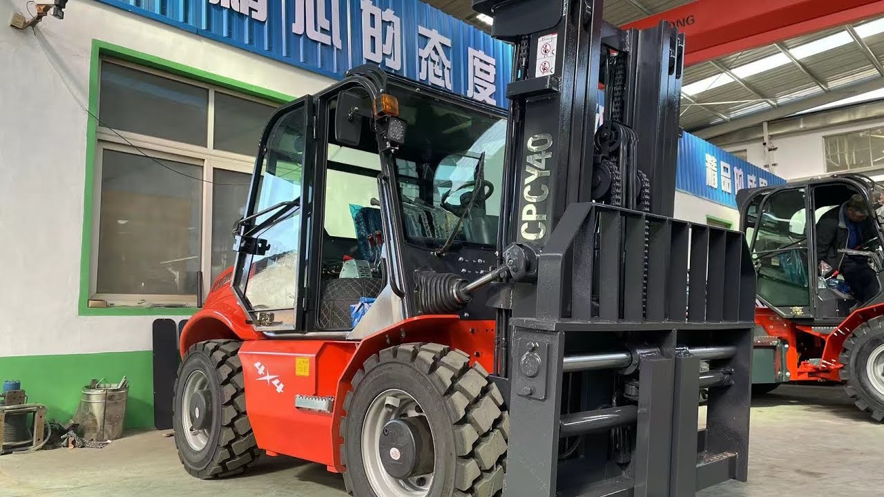 Most Compact Rough Terrain Forklift|4T |4x4|China CPCY35|Four Wheel Drive|KAIDA