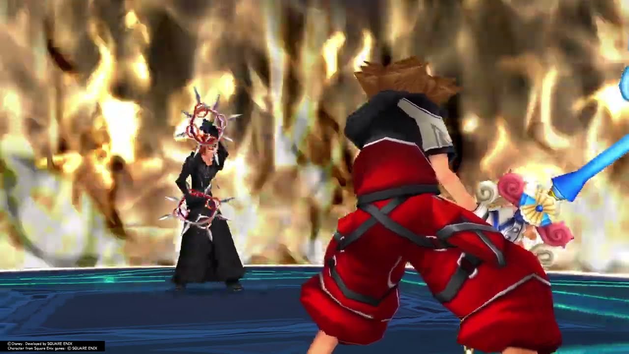 Kingdom Hearts 2 Final Mix HD Data Axel Lv 1 No Damage