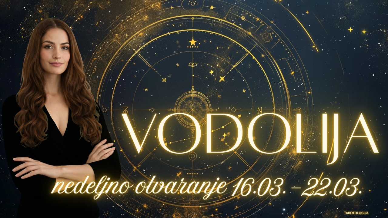 VODOLIJA IMATE SREĆU drage Vodolije  ova nedelja je sjajna!! ✨ Nedeljno tarot čitanje 16.03 - 22.03.