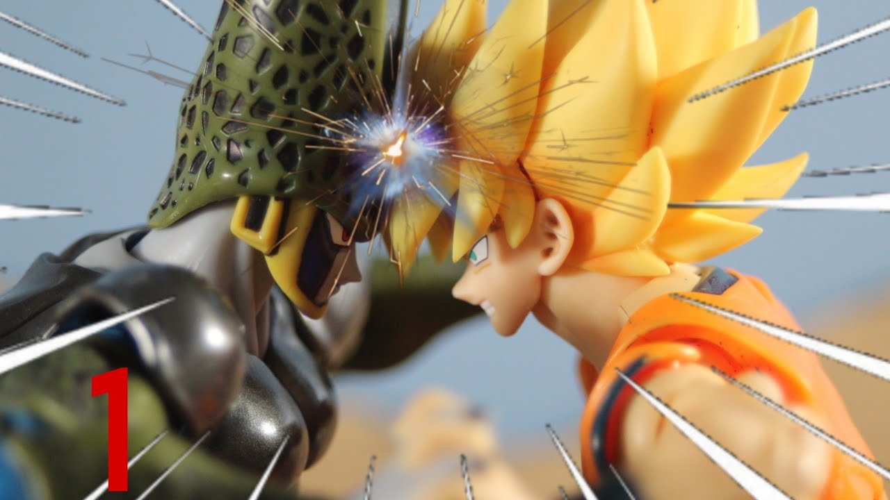 The Cell Games Part 1 | Goku VS Cell | Dragon Ball Z Stop-Motion
