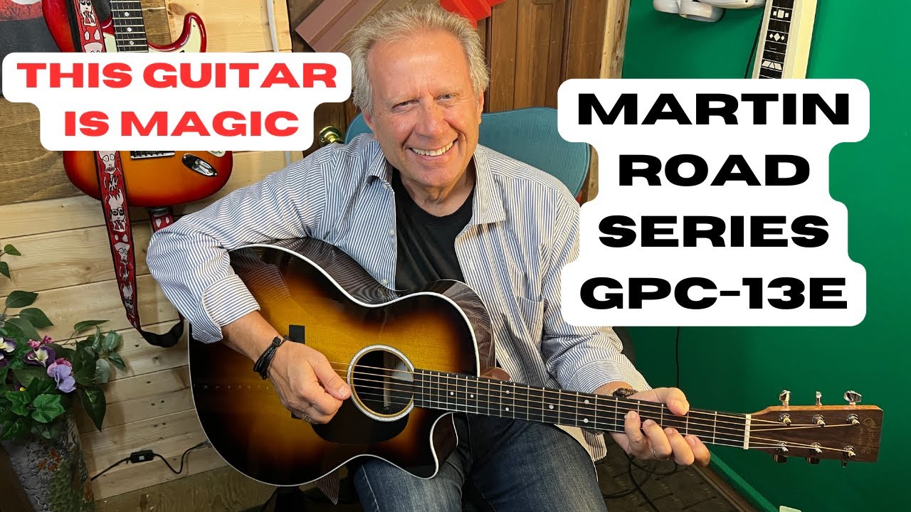 Акустическая электрогитара Martin Road серии GPC 13E Burst