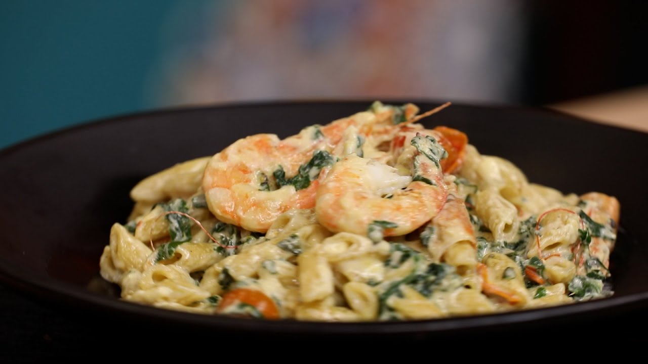 Pennes aux crevettes - بلومة بالكروفات