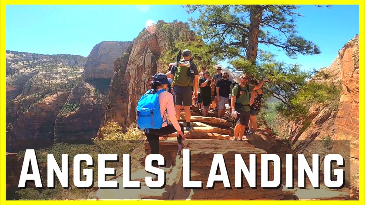 Angels Landing-Most Dangerous Hike of 🇺🇸 | 1 Death Every Year | Full Un-Edited Raw Footage | Zion NP