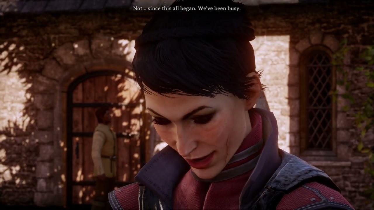 [Dragon Age Inquisition] Cassandra read Swords and Shields to Cole