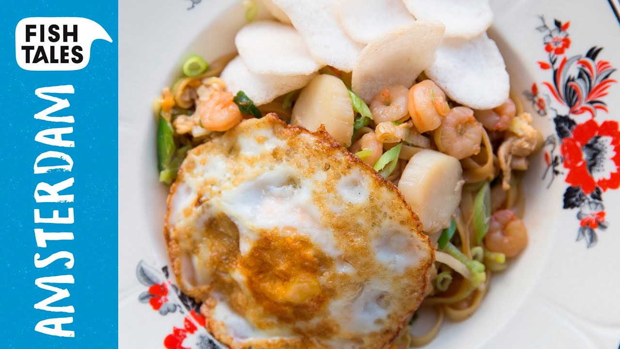 Seafood Mie Goreng with SCALLOPS & SHRIMP | Bart's Fish Tales