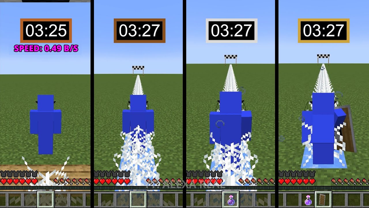 slowest way to travel in minecraft