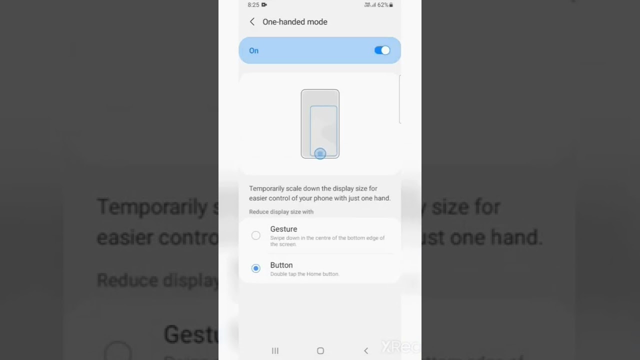 How To Do One Handed Mode in Samsung Smartphones. #shorts