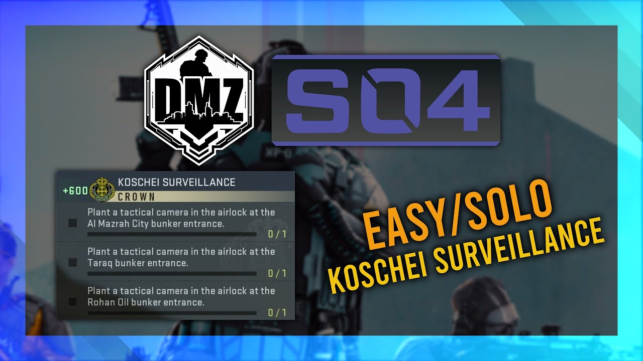 Koschei Surveillance (Crown) GUIDE | DMZ Season 4 Mission Guide | Vondel Guide