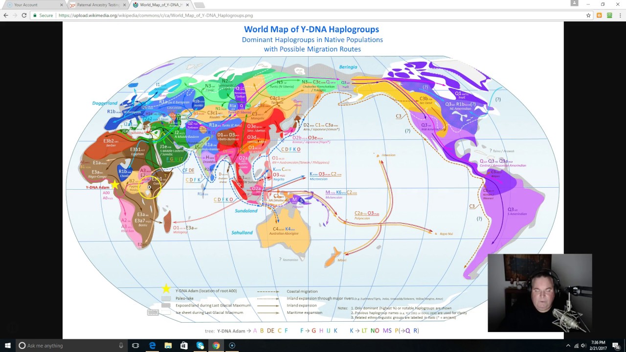 My Y-DNA test - Haplogroup - Family Tree DNA - (update 5/2019 See description about this company)
