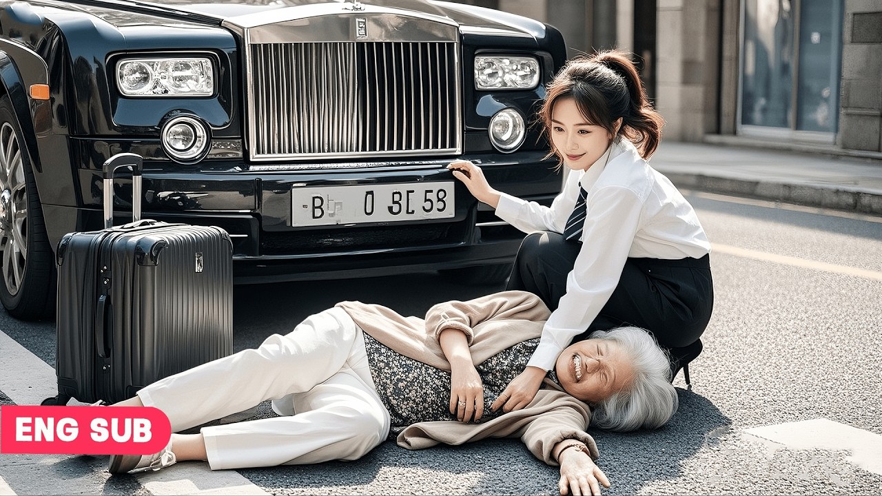 Homeless girl saves dying old lady on the street,unaware she's the CEO's grandmother!Takes her home!