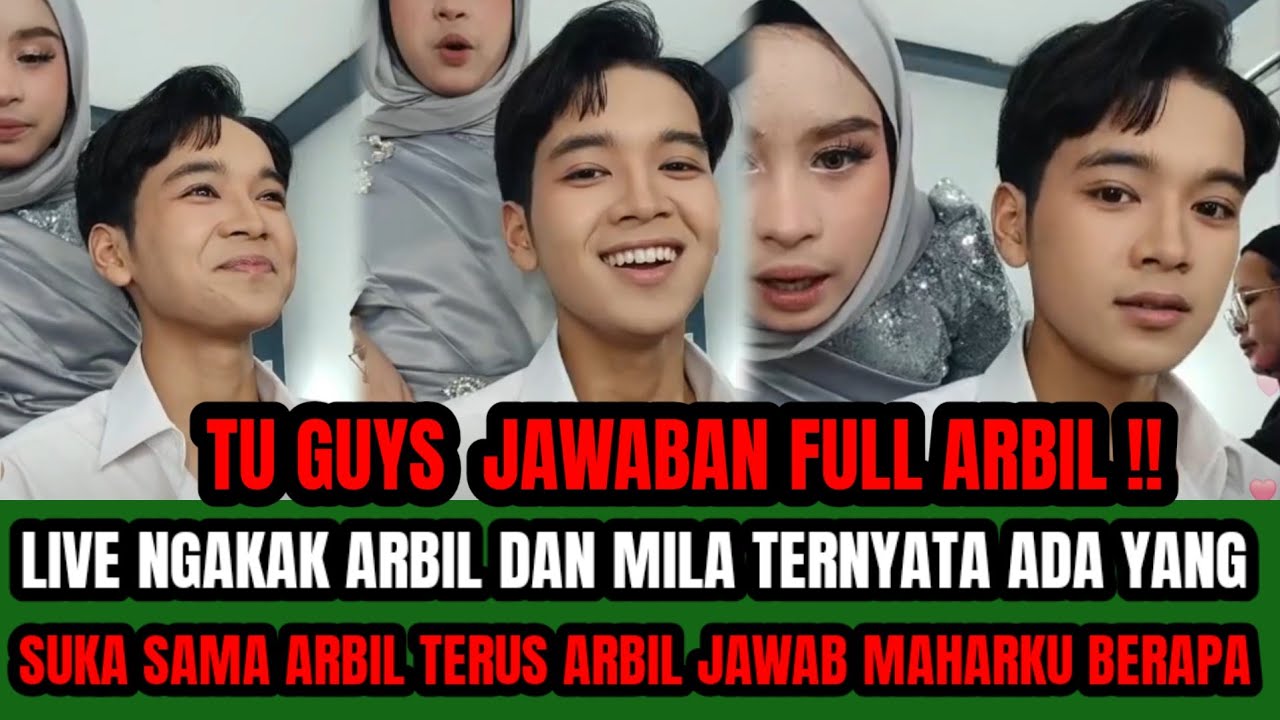 INI DIA JAWABAN FULL ARBIL GUYS‼️SIAPA YANG PENGEN DEKAT  JD PENDAMPING ARBIL SEDIAKAN  MAHAR !