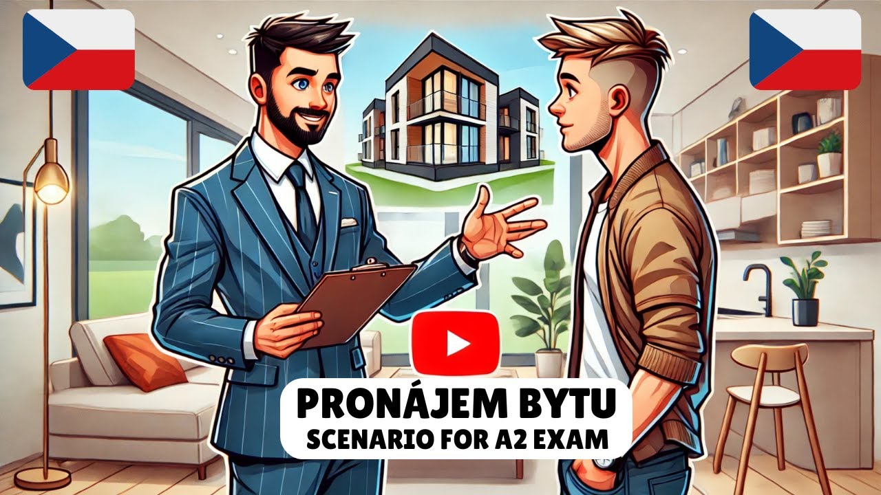 How to Rent an Apartment in Czech? 🏠 | A2 Exam Preparation for Permanent Residency