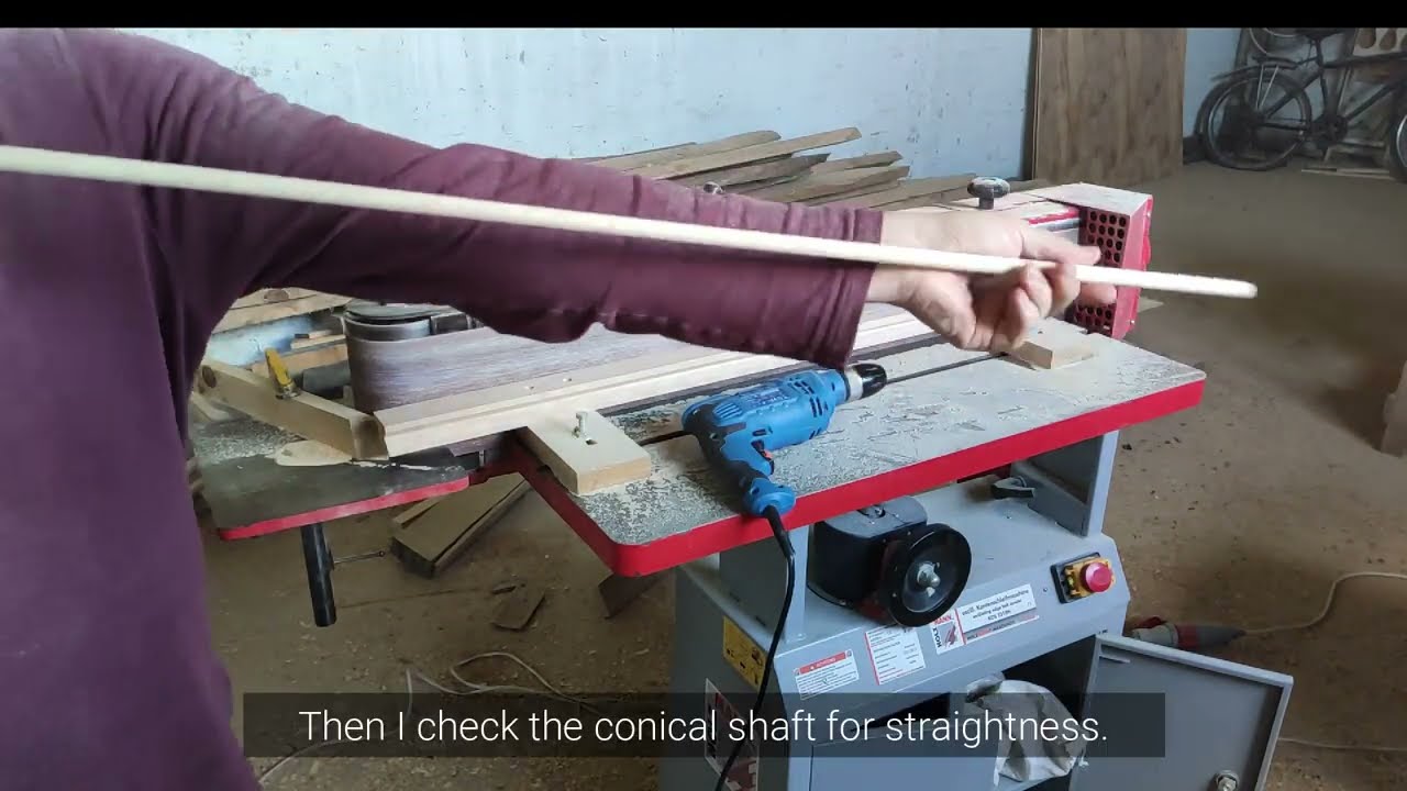 How to make Conical and Barreled wooden arrow shafts