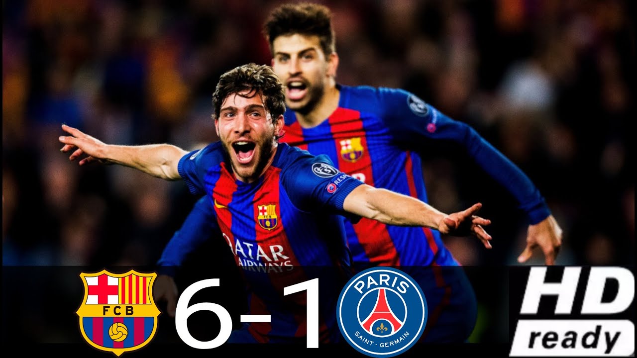 Barcelona vs PSG 6-1 ESPN (Relato Fernando Palomo) Remontada Histórica UCL 2017