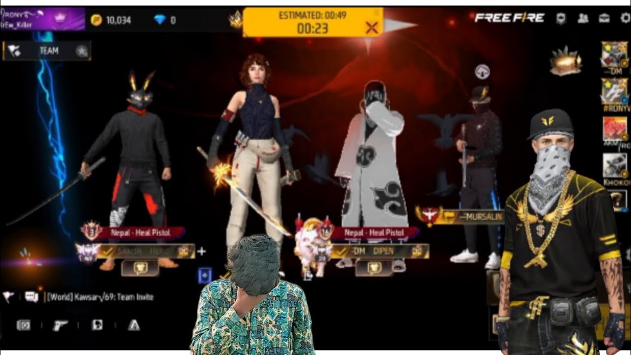 FF=NOYON `YT🎮🙎‍♂️ RONY VAI YT 💓😊নতুন ভিডিও 😅