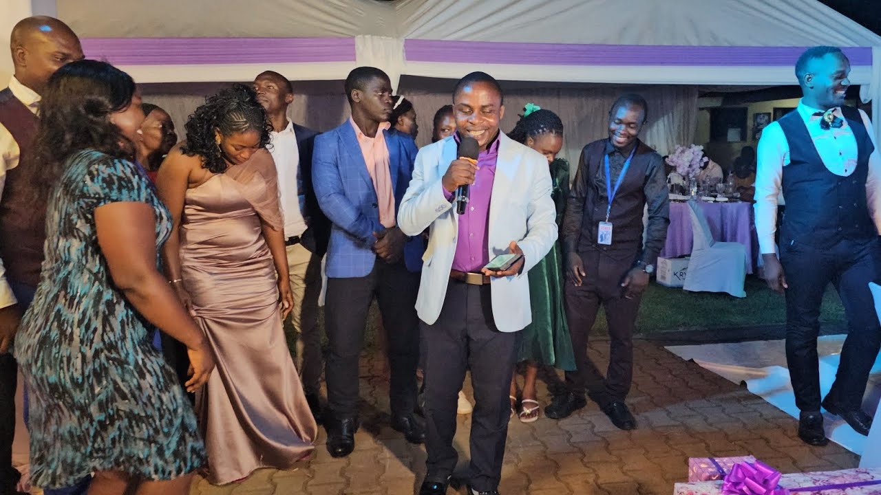 HAVE A GLASS OF WATER AS PR. GERALD MUKUYE GIVES HIS SPEECH || BGPtv +256703356033