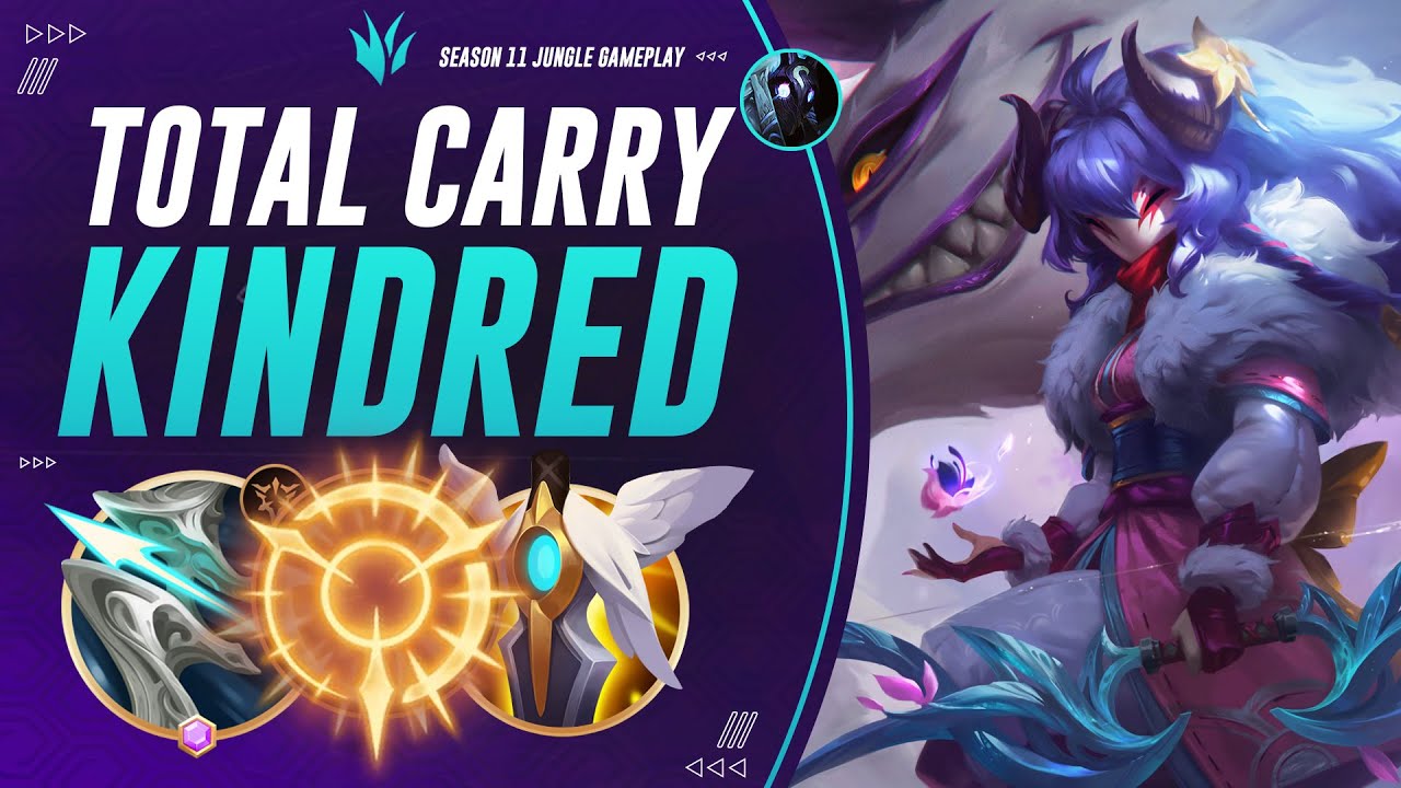 Kindred Is The Most COMPLETE Carry Jungler! | Season 11 Challenger Jungle Gameplay Guide/1v5 Build
