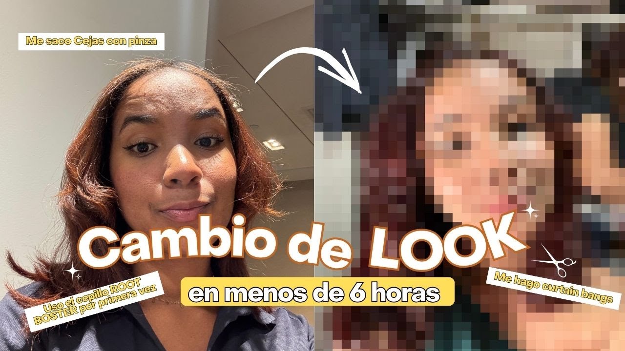 ✨Me tiño el pelo en CASA✨ | CAMBIO DE LOOK en casa + Curtain bangs + Unboxing cepillo Root Boster