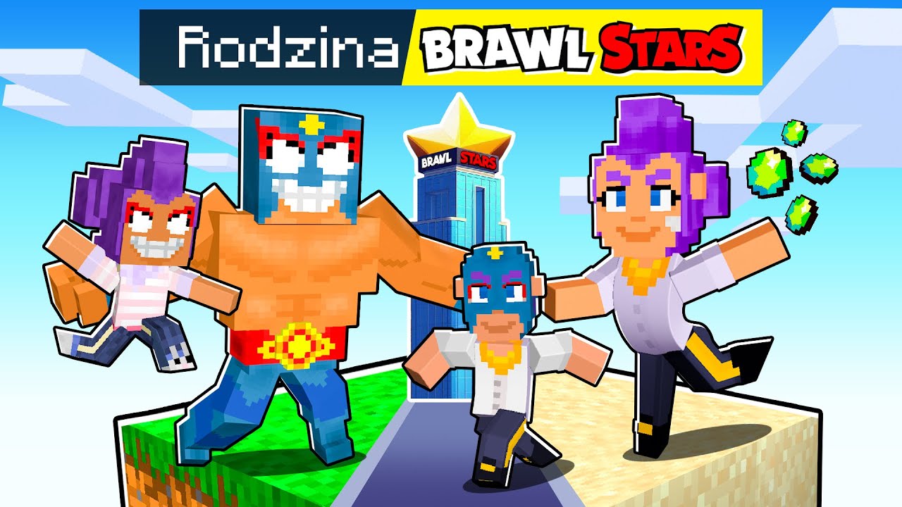 MINECRAFT, ale RODZINA ZADYMIARZY z BRAWL STARS! ⭐💵