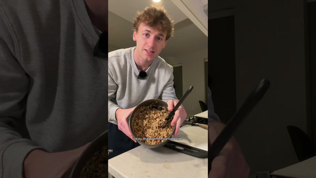 Day 53 of becoming husband material | homemade granola🥣