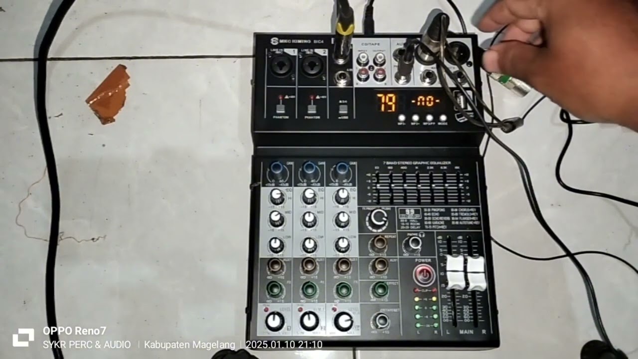 test mixer MKC kimiso SIC 4 #mixermurah #sound #soudsystem #mixer500an