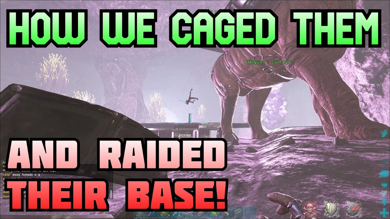 They Tried To Grief Us! We Caged Them & Raid Them!! Fjordur - ep.15 | Small Tribes S.3 | Ark PvP