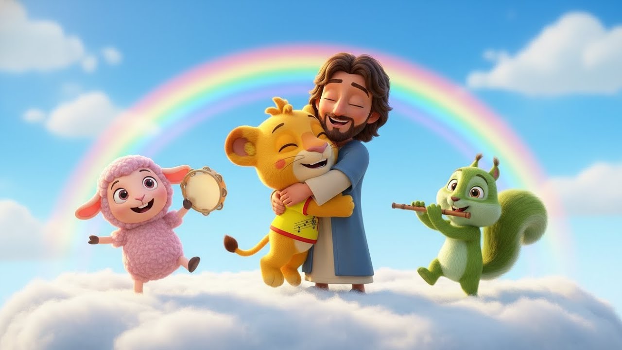 Jesus Ama Você e Eu! 👧🏽👦🏻 Canções de Amor para Toda a Família | Gospel Kids