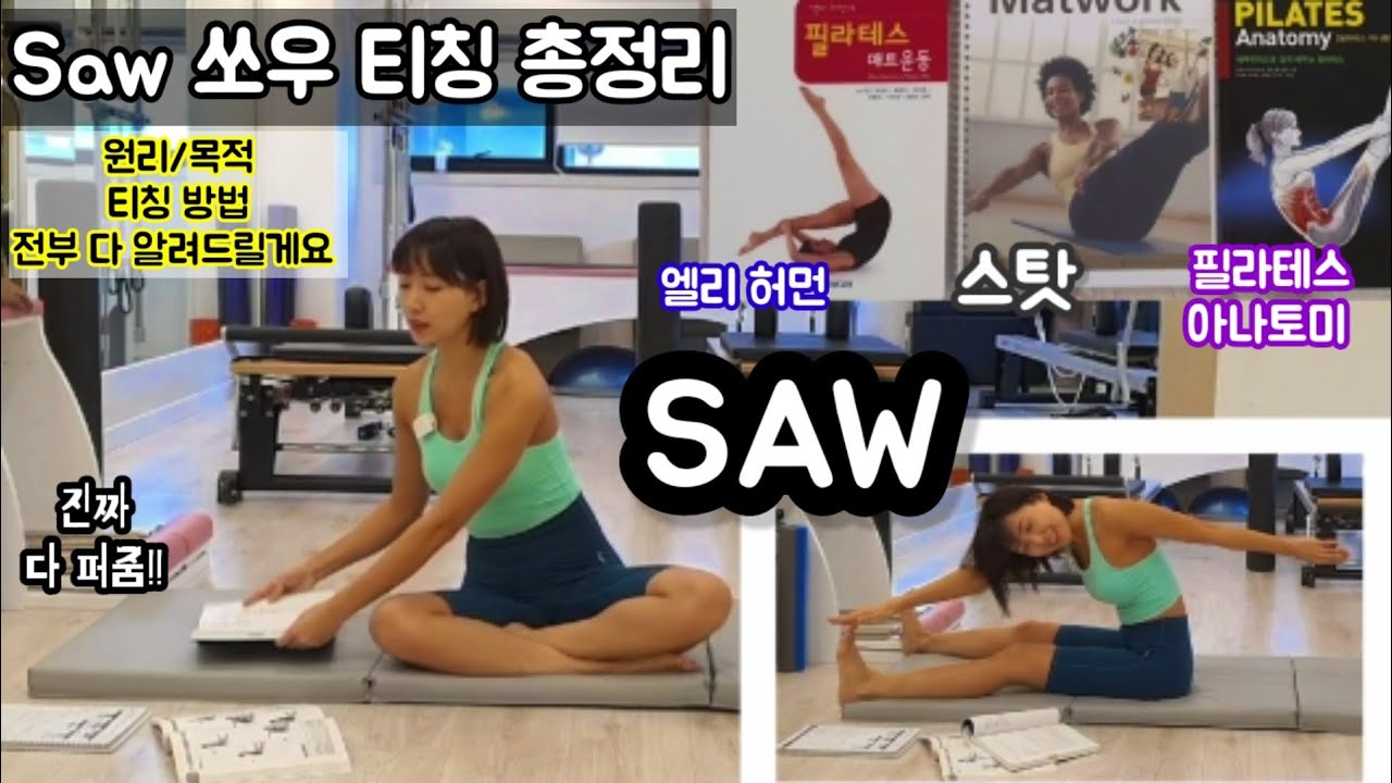 Saw 티칭 총정리 (스탓/ 필라테스 아나토미/ 엘리허먼)