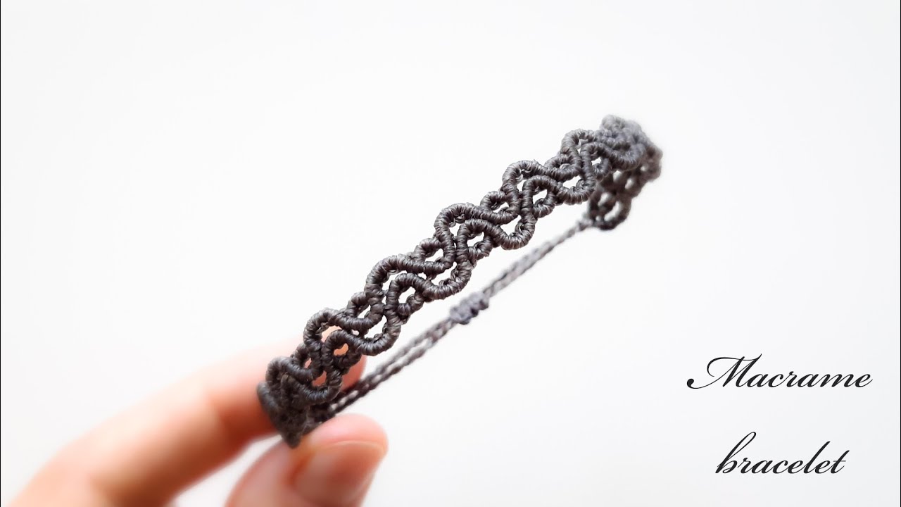 Boho style macrame bracelet DIY 