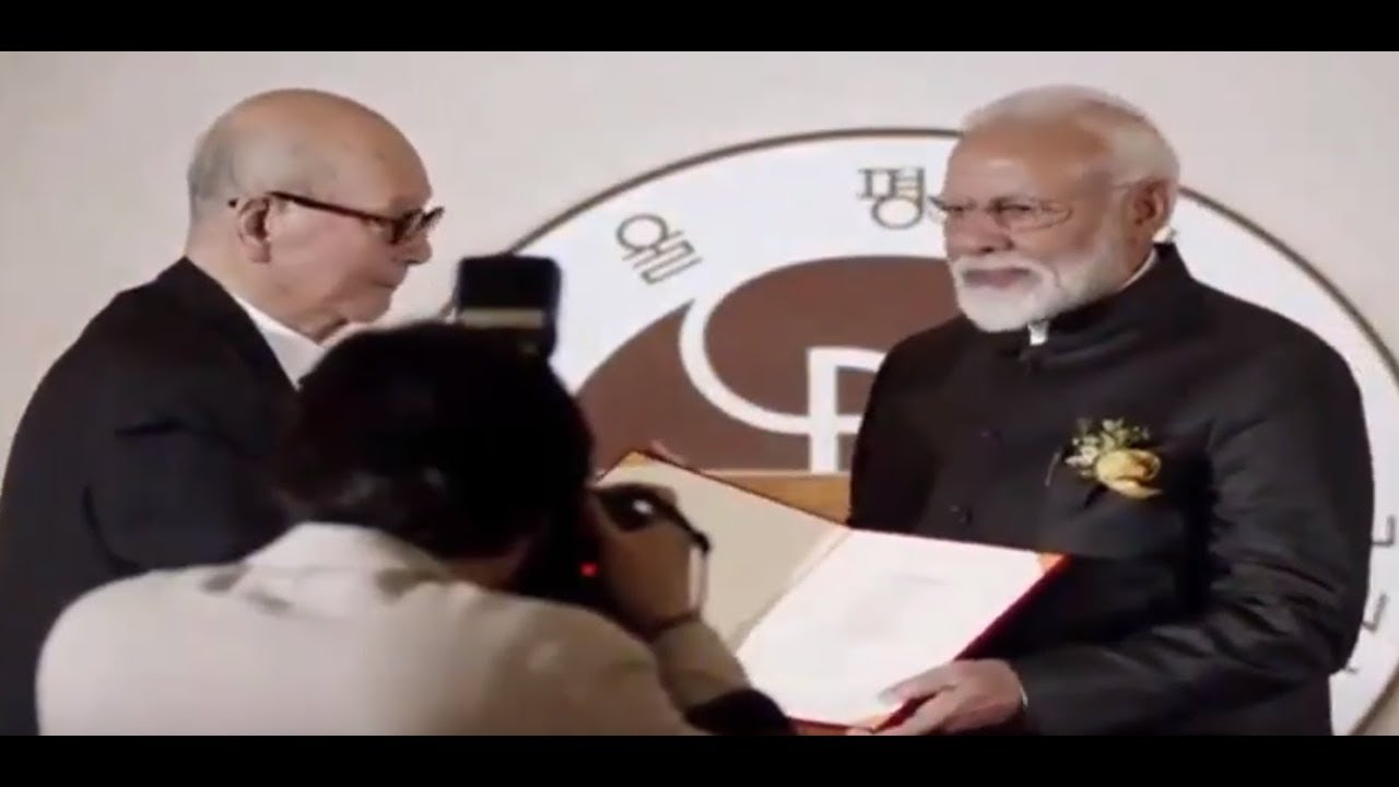 English News at Nine: (22-02-19), PM Modi receives Seoul Peace Prize 2018.