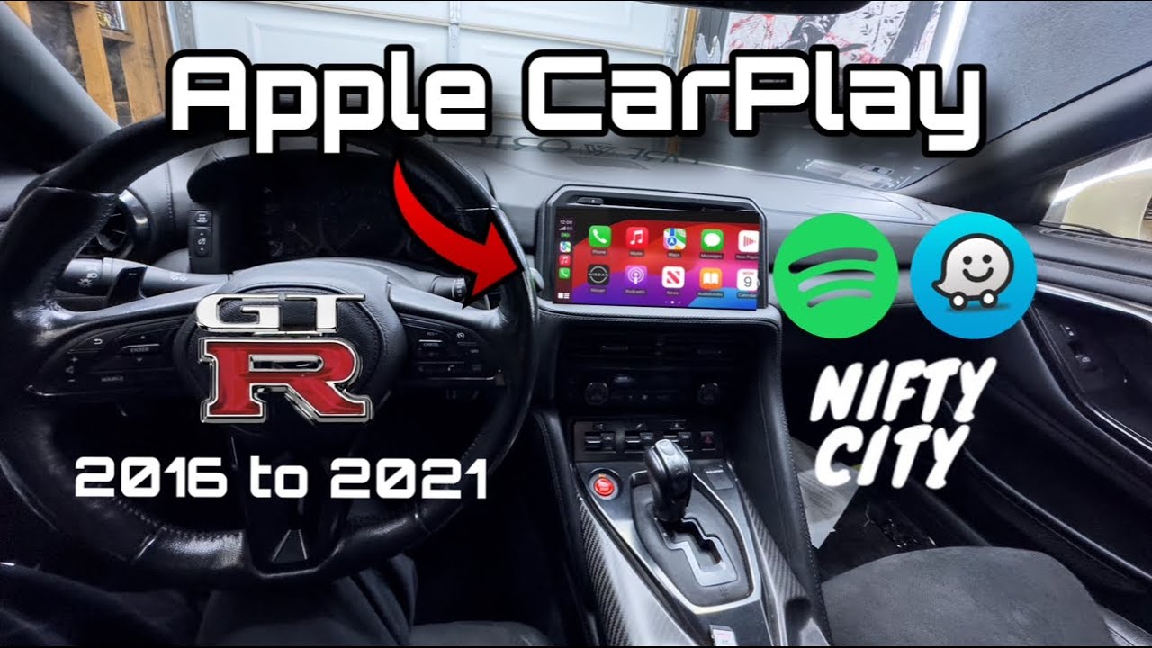 INSTALLING APPLE CARPLAY ON MY R35 GTR! (Step by Step)