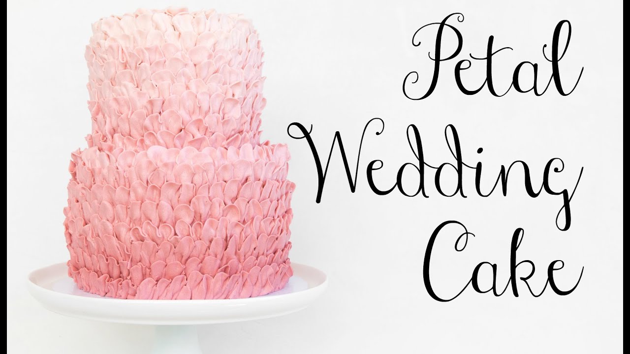 Pink Petal Buttercream WEDDING CAKE! - CAKE STYLE