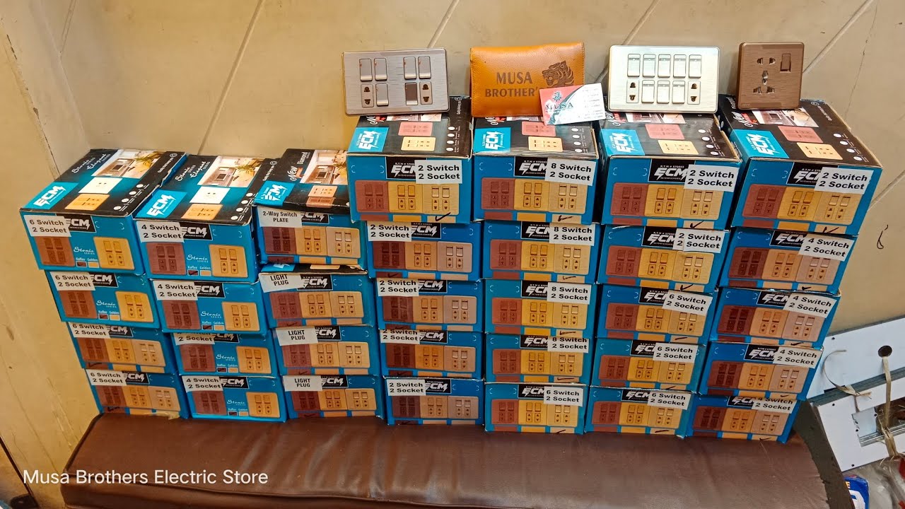 Ecm Switches and sockets Wholesale Prices #ecm #switches #switchwords #03234397917 #viralvideo#viral