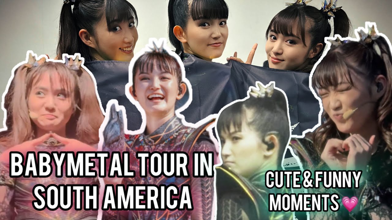 BABYMETAL🦊 - Tour in 🔥South America 🔥CUTE & FUNNY MOMENT (FANCAM)