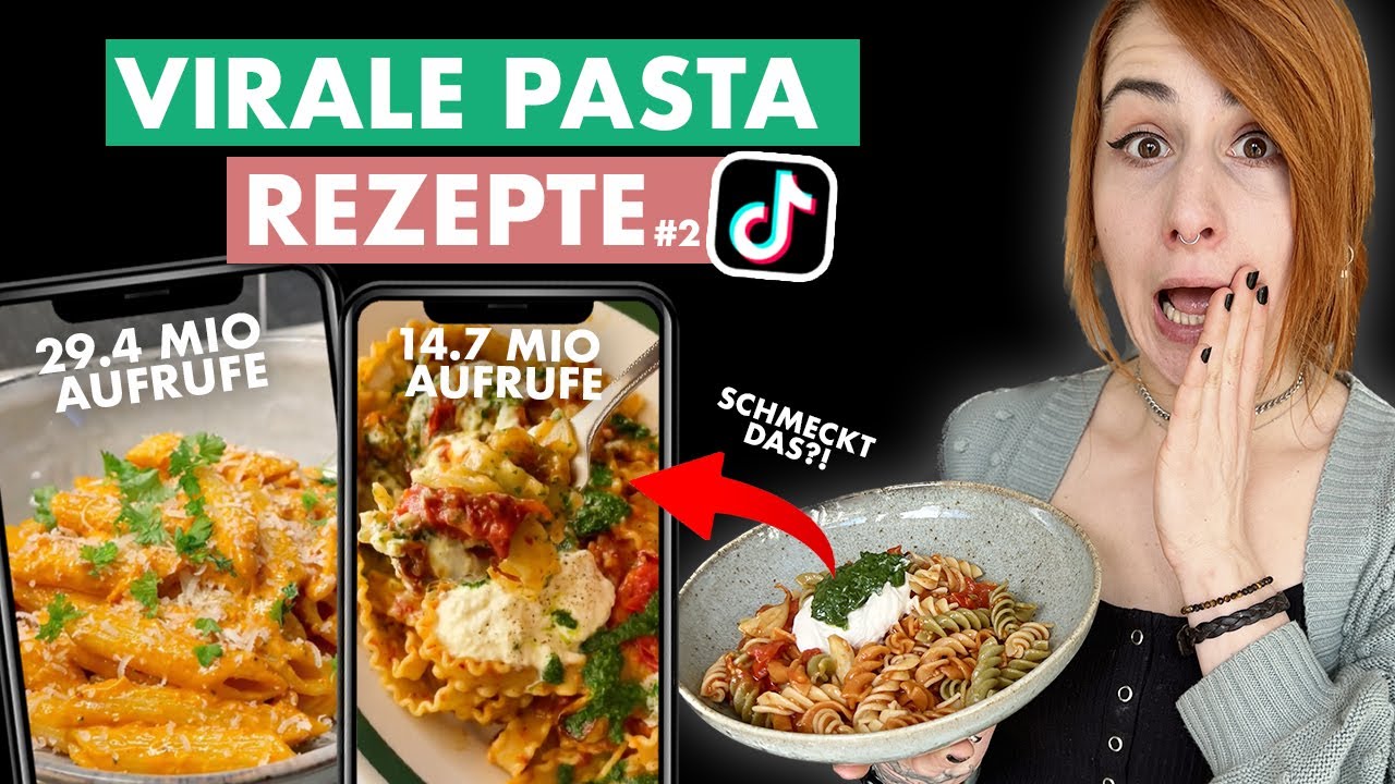 Ich teste VIRALE Pasta 🍝 Rezepte von TikTok (Geht DAS gut?!) #2