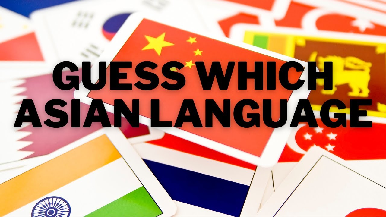 Guess the language from recording ASIA EDITION