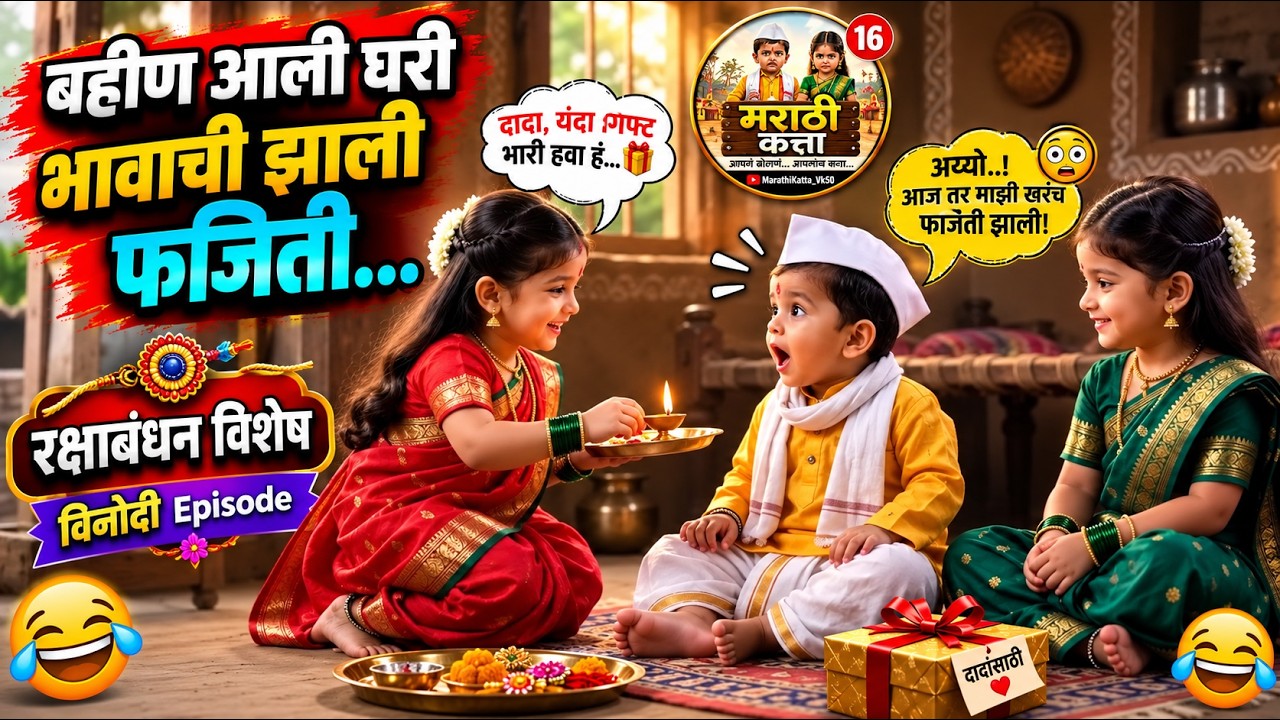 रक्षाबंधन विशेष..विनोदी Episode..😂||#marathishorts #marathifunny #navrabaykocomedy #viral #marathi