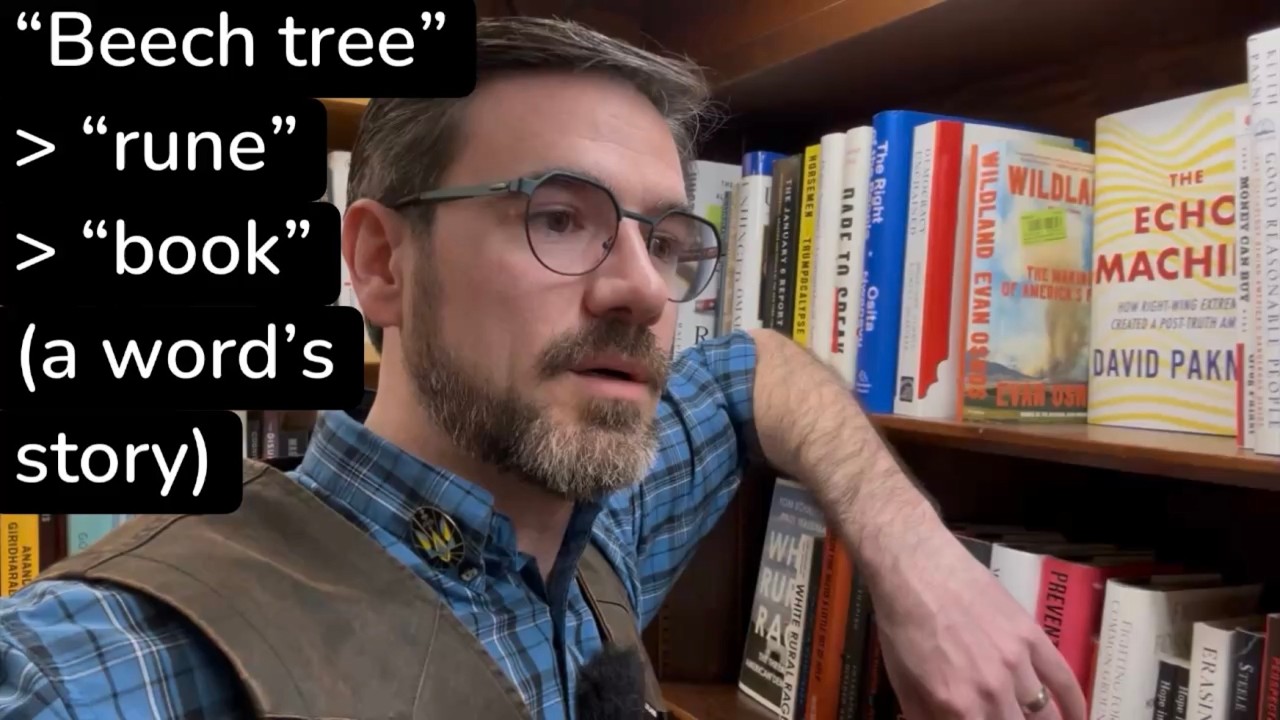 Book (the word) once meant 