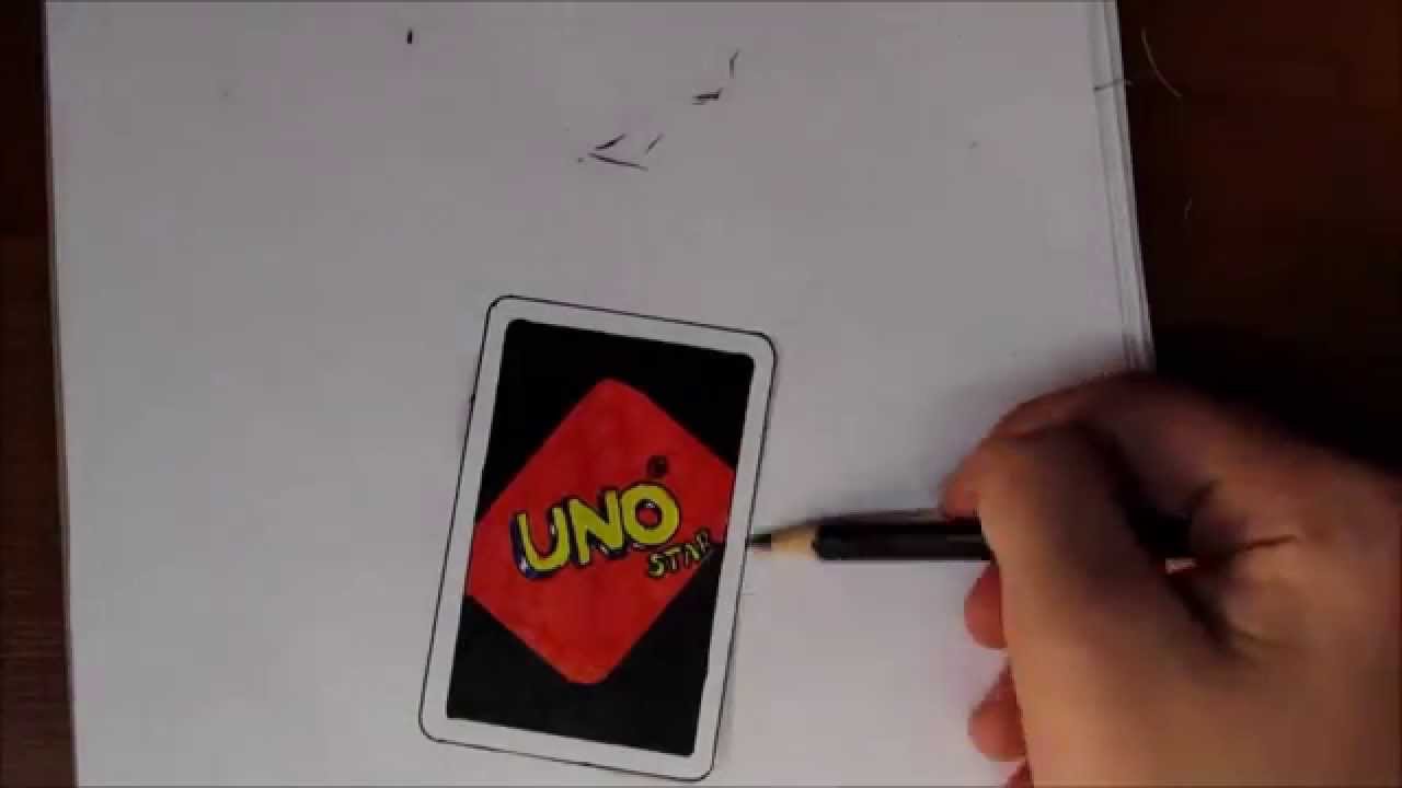 Uno Card Drawing - Uno Kart Çizimi