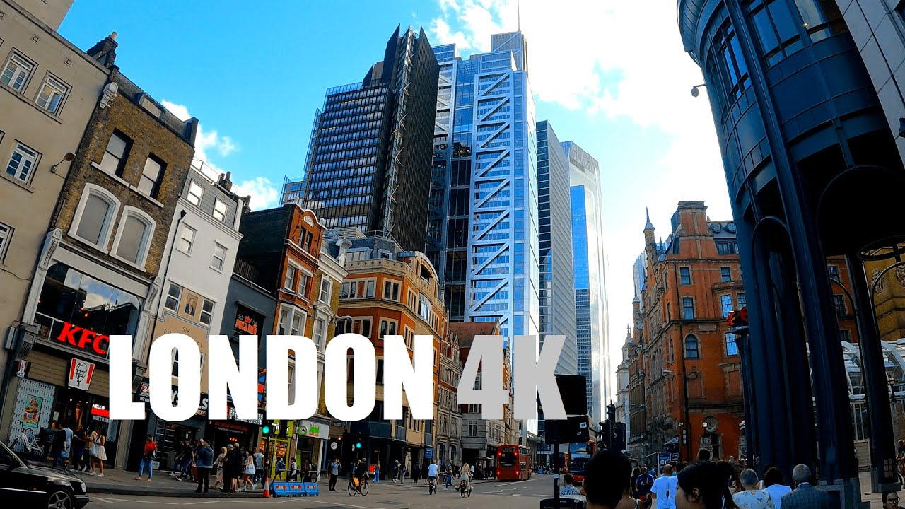 Tour the streets of England - Shoreditch, East End London 4K WALK