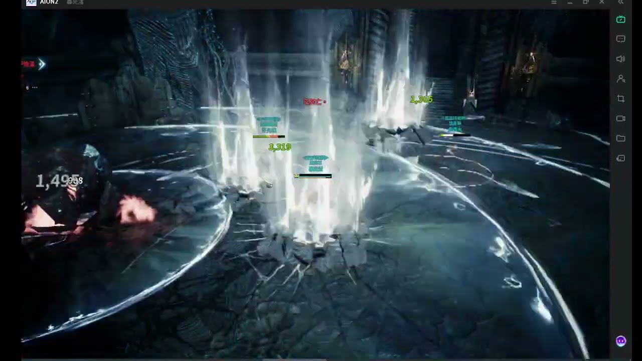 Aion2 永恆之塔2 治癒星視角 3727裝分 新超越 沉沒的生命神殿 難度4