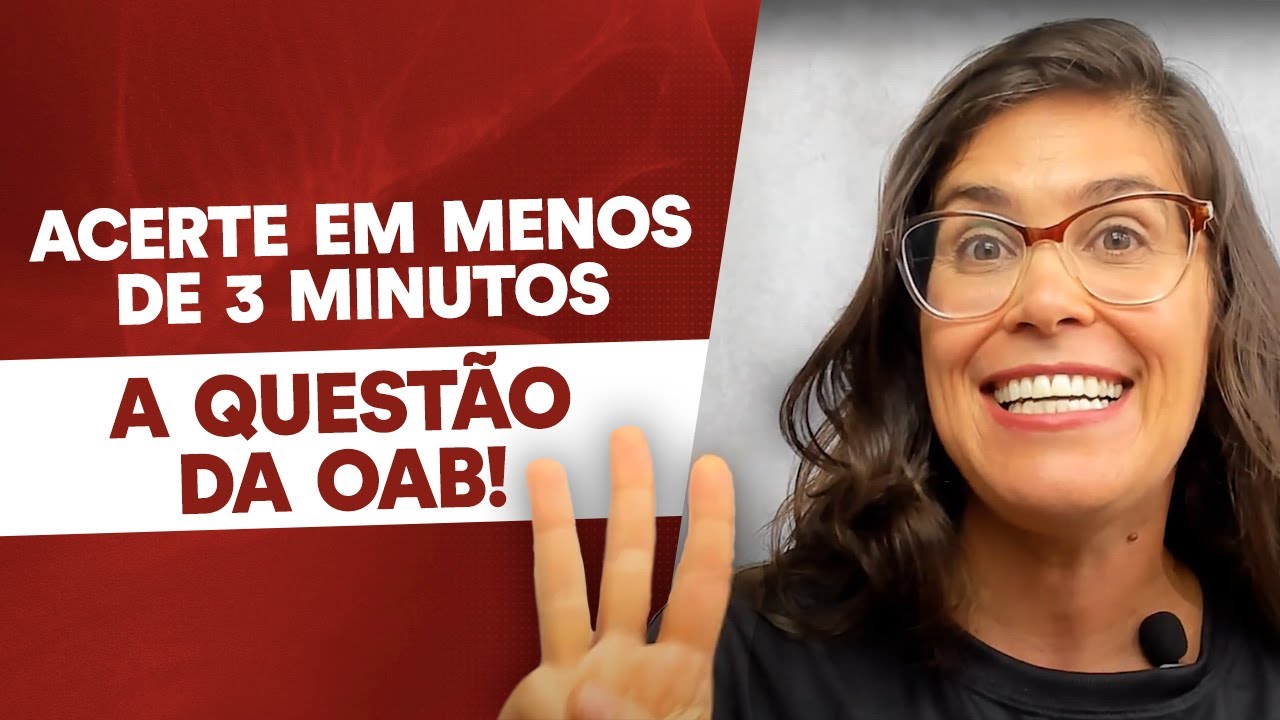 3 t&eacute;cnicas simples para resolver quest&otilde;es em pouco tempo no Exame de Ordem