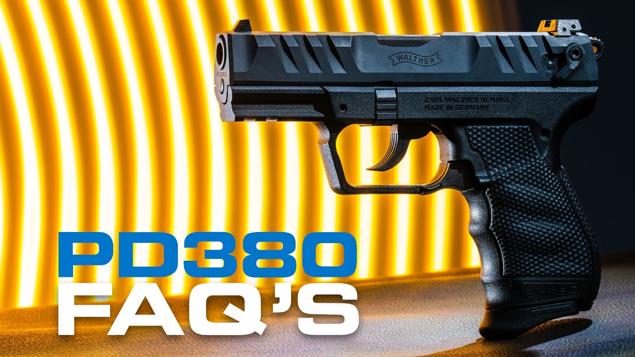 Пистолет Walther PD380: Характеристики/Эксплуатация (Часто задаваемые вопросы)