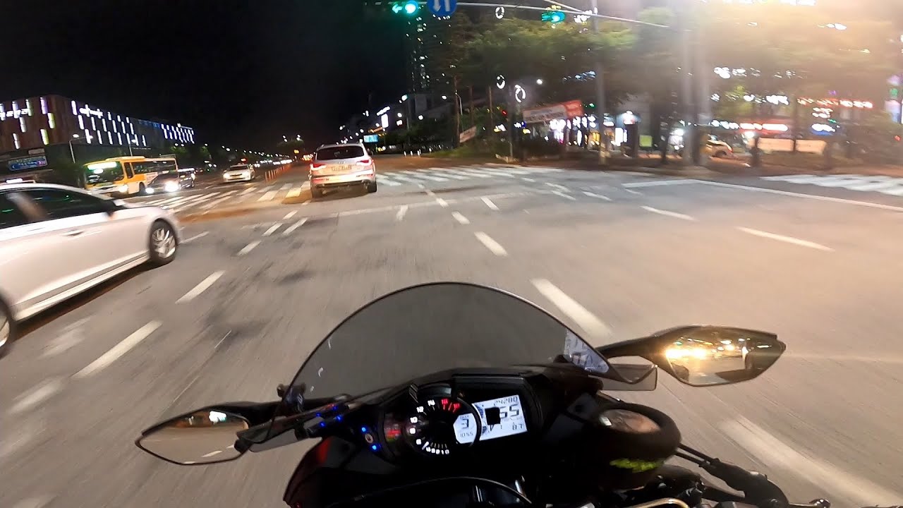 zx-6r (night ride)
