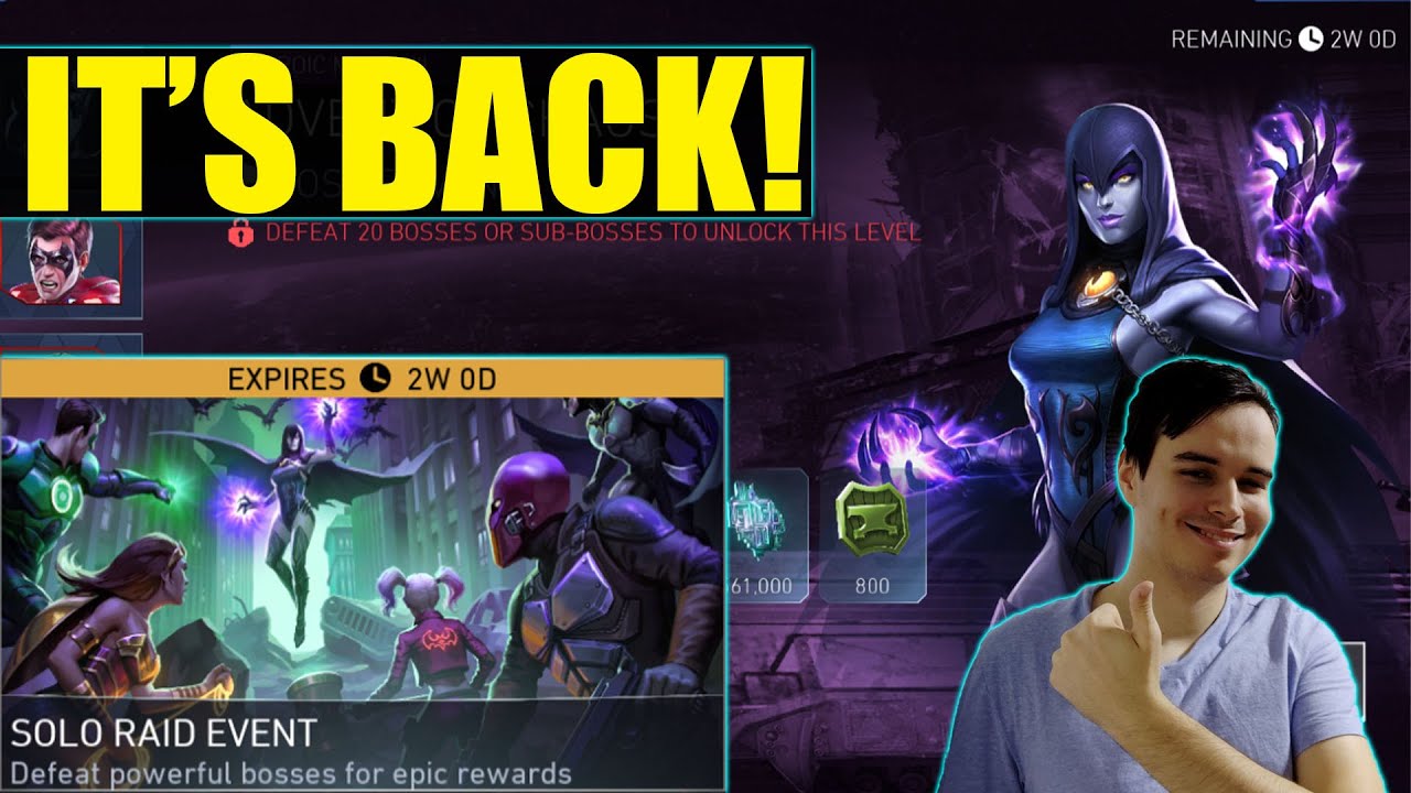 Возвращение одиночных рейдов в Advent of Chaos Injustice 2 Mobile