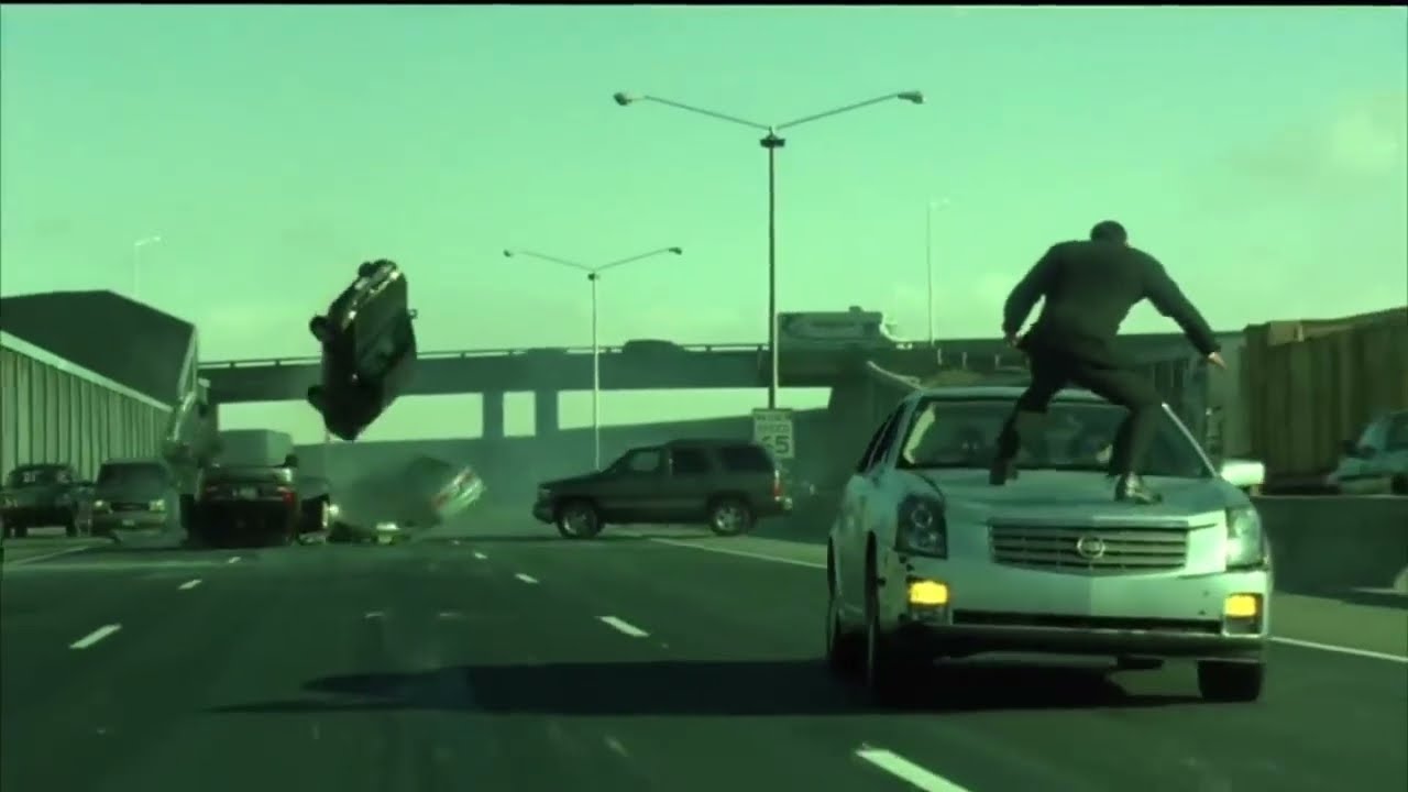 The Chase: Twins vs Morpheus | The Matrix Reloaded [Open Matte]